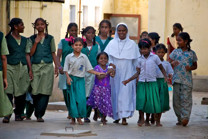 About nun orphan children india 26673384